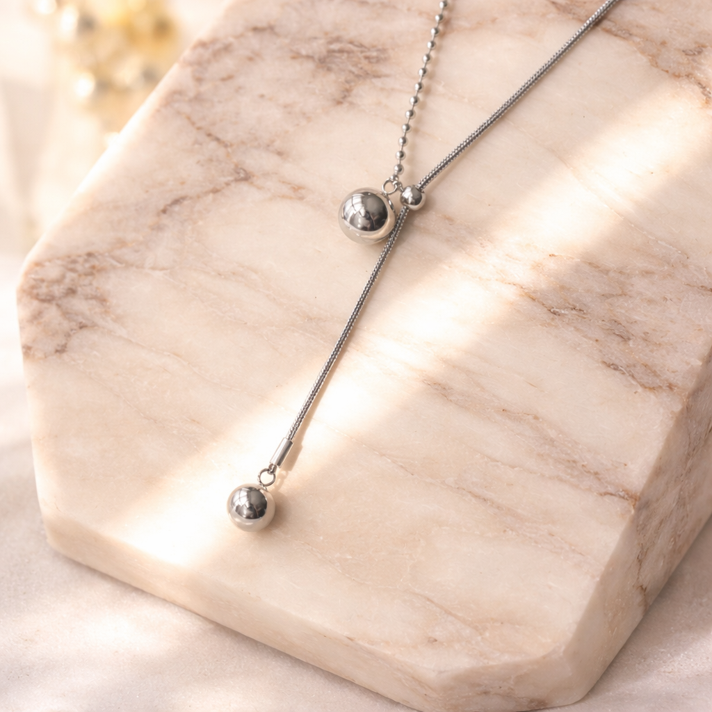 Origin Point Silver · Necklace & Earrings Set