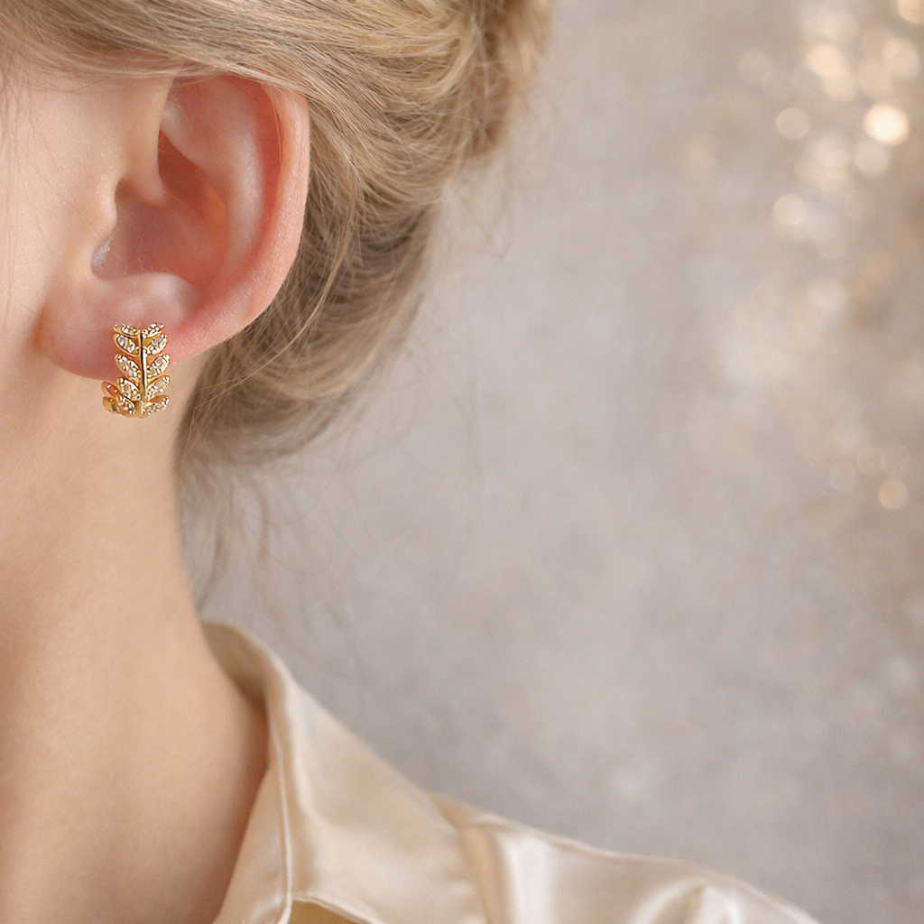 Origin Laurel · Necklace, earrings & ring Set