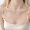 Origin Heart Silver• Necklace & Ring  SET