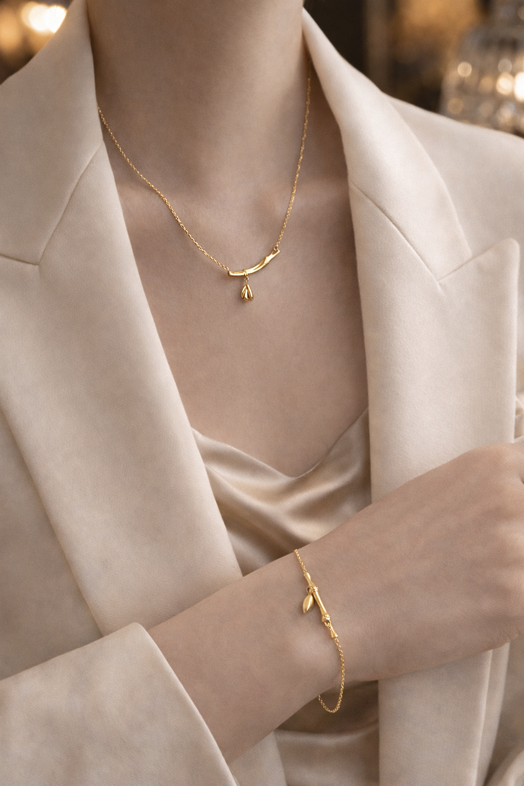 Origin Line · Necklace & bracelet set